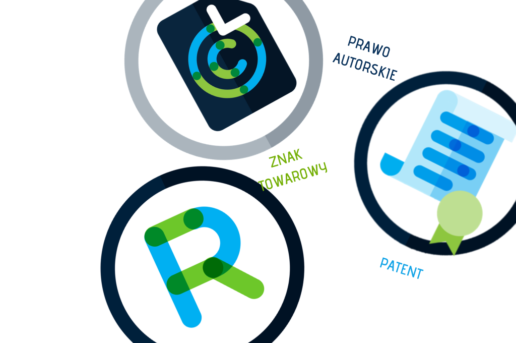 Patent, znak towarowy, prawo autorskie – znajdź różnice