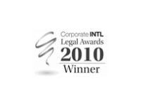 Corporate INTL Legal Awards 2010 winner