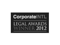 Corporate INTL Legal awards winner 2012 JWP rzecznicy patentowi